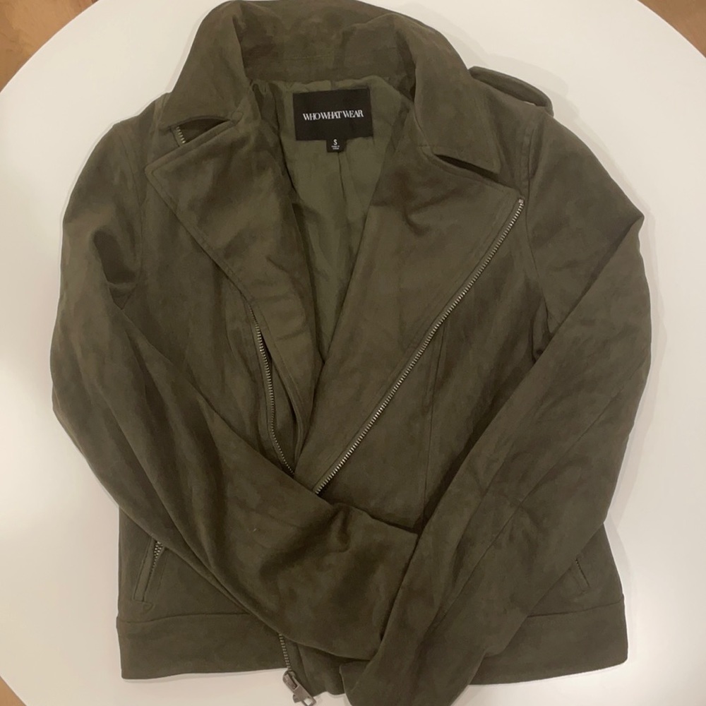 Soft suede Moto jacket NWOT
